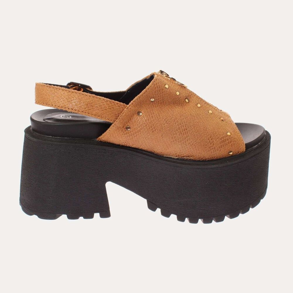 Sandalia Marr&oacute;n V&iacute;a Franca Art. 5s209b0076ccybrown image number 3.0